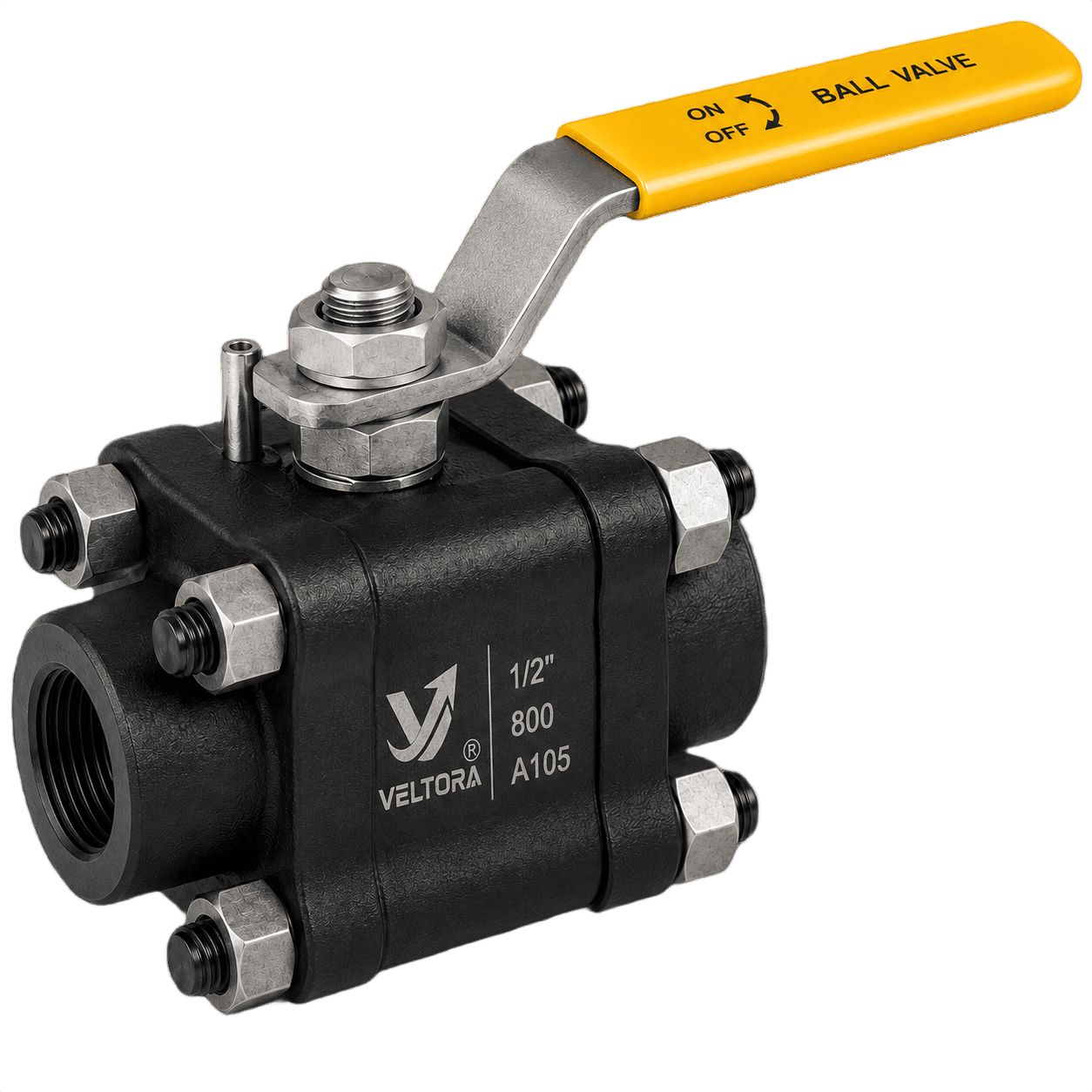 3 Piece Ball Valve (High Pressure  Forged)